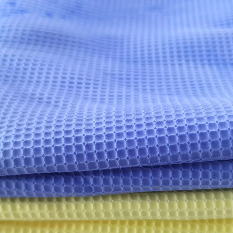 Synthetic Waffle Chamois Towel 3D PVA Car Washing Cloth Super Absorbent Soft Cleaning Cooling Towel for Sports Cars Pets Boats
