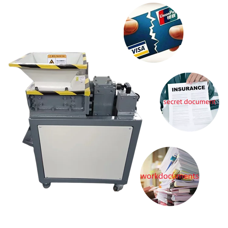 household plastic shredder and office paper shredder cross cut destroy confidential document shredder
