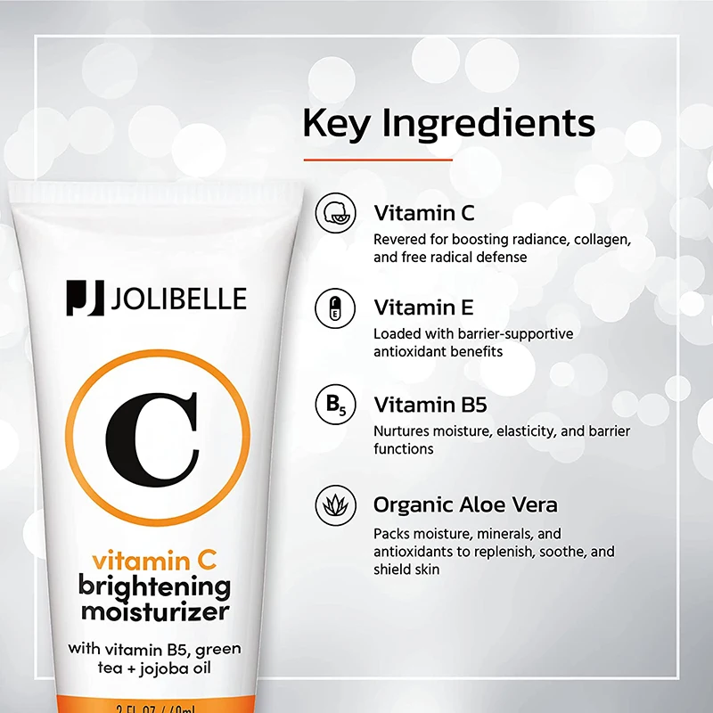 Private Label Vitamin C Face Moisturizer Brightening Anti Aging Wrinkle Cream for Face Cream