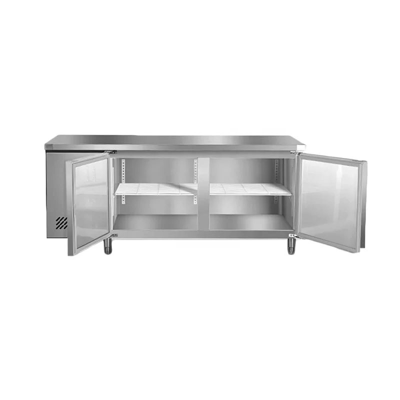 
Commercial Cake Dessert Bakery Dough Pastry Under Counter Fridge Refrigerator with Grill Pans 