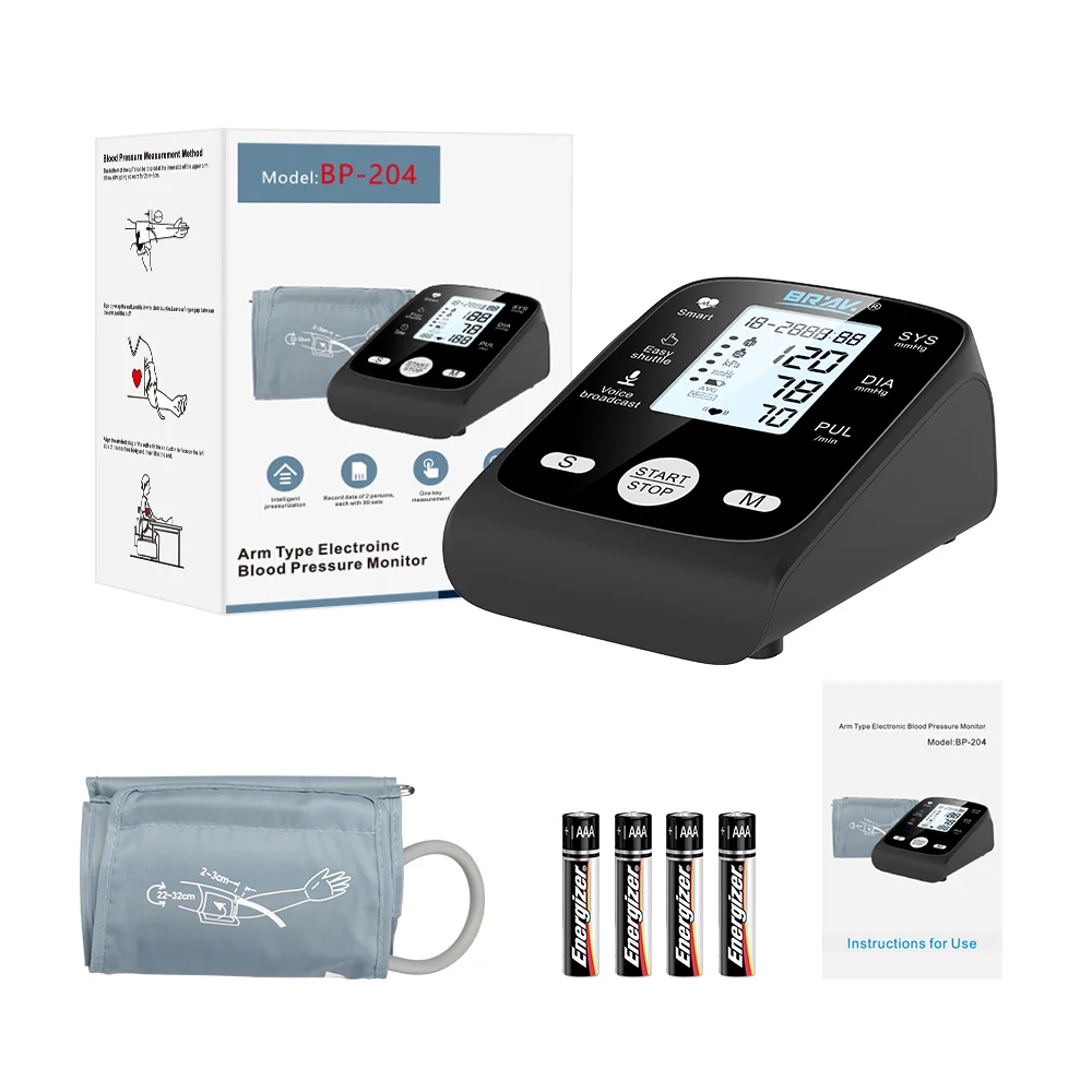 Simple and convenient arm electronic manometer 42CM cuff blood pressure measuring instrument