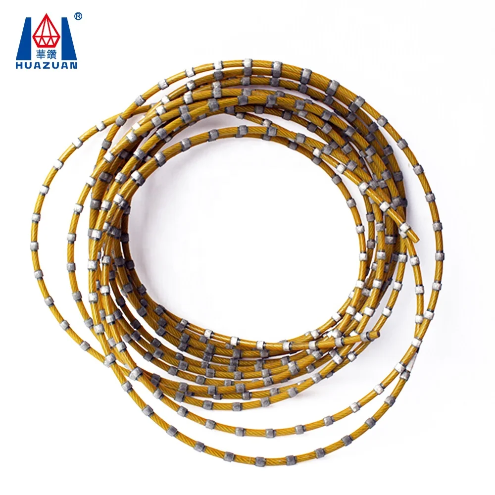 China Sintered Beads Diamond Wire Saw for marble cutting