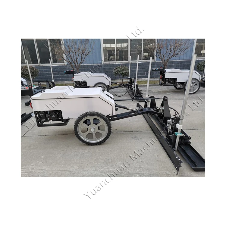 Laser leveling machine model Two-wheeled concrete paver Plant floor automatic leveling machine