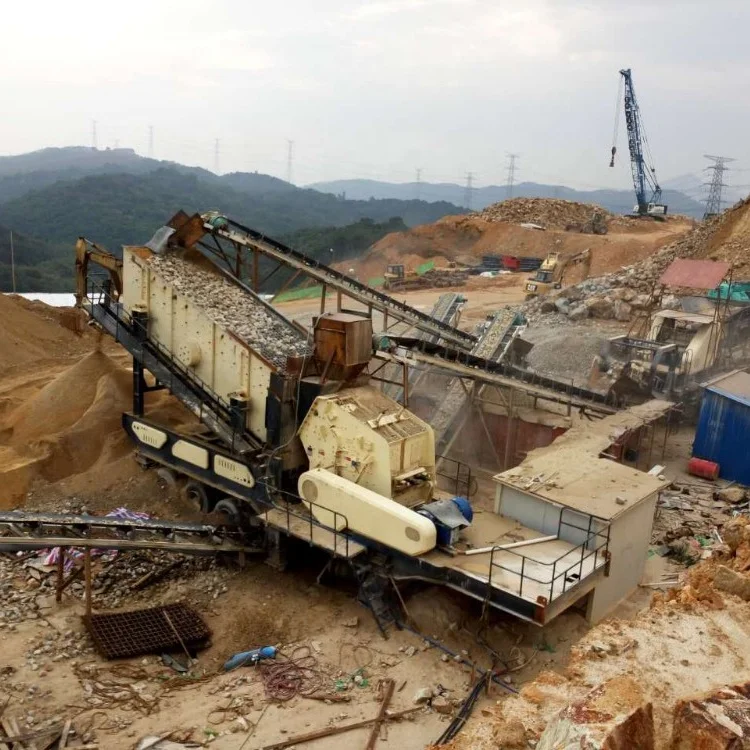 China Top-ranking products  in ethiopia of HX938F1210 WHEELED impact Crusher Mobile station for marble crushing plant