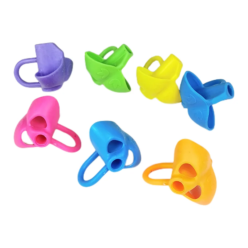 Pencil Grips For Kids Handwriting For Preschool Silicone Pencil Holder Pen Writing Aid Grip Posture Correction Tool