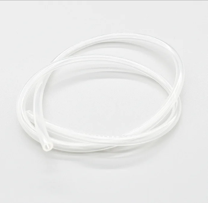 White clear silicone rubber hose