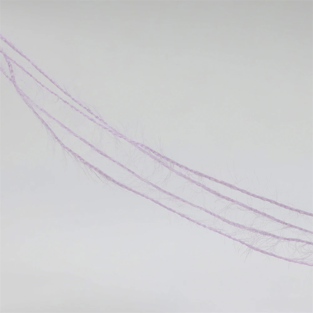 Yarn For Weaving Dyed Nylon Mink Yarn 1.3cm 100% Nylon Monofilament Fancy Yarn