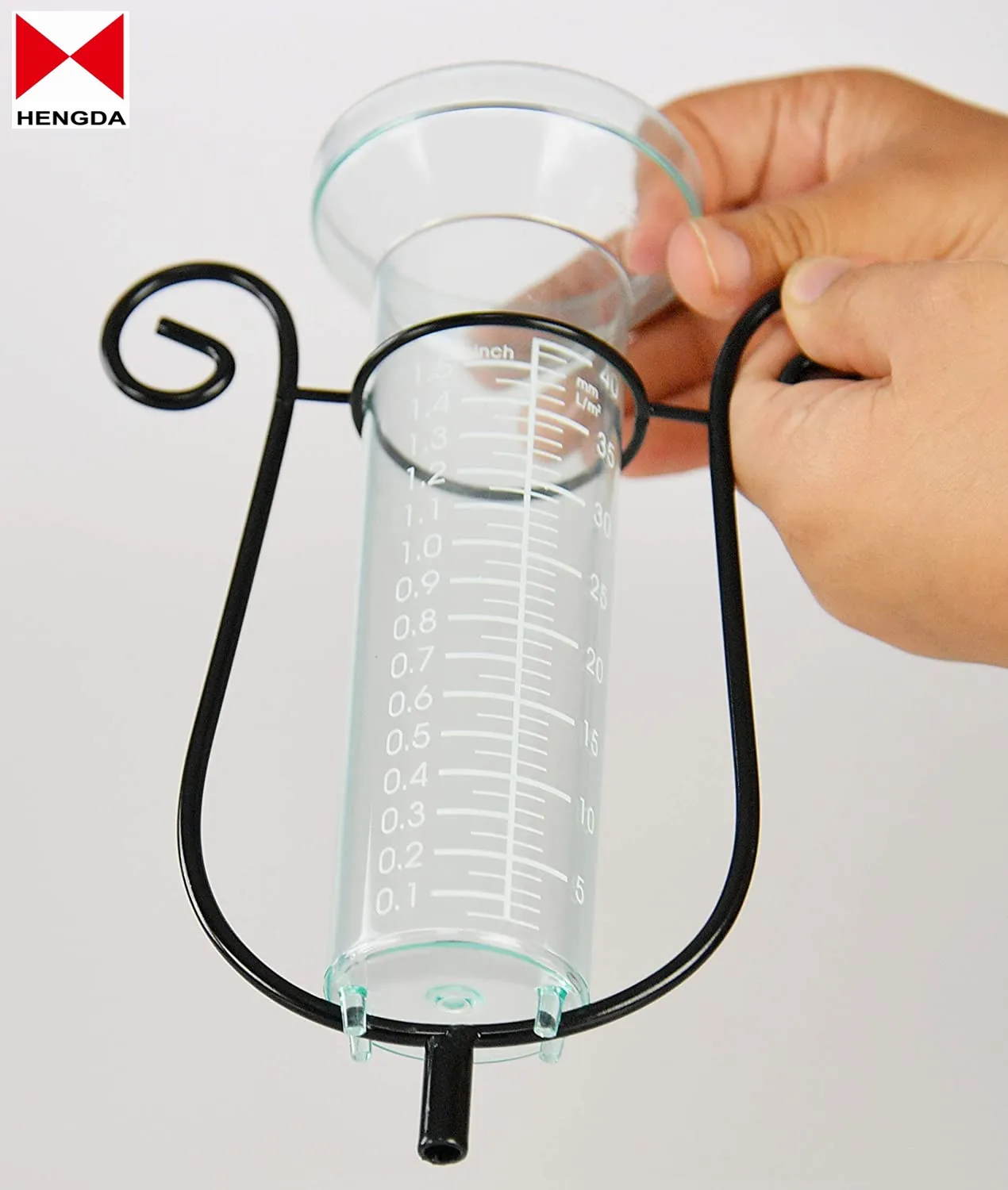 Дождемер для сада уличной метеостанции приподнятые садовые инструменты прозрачный и черный