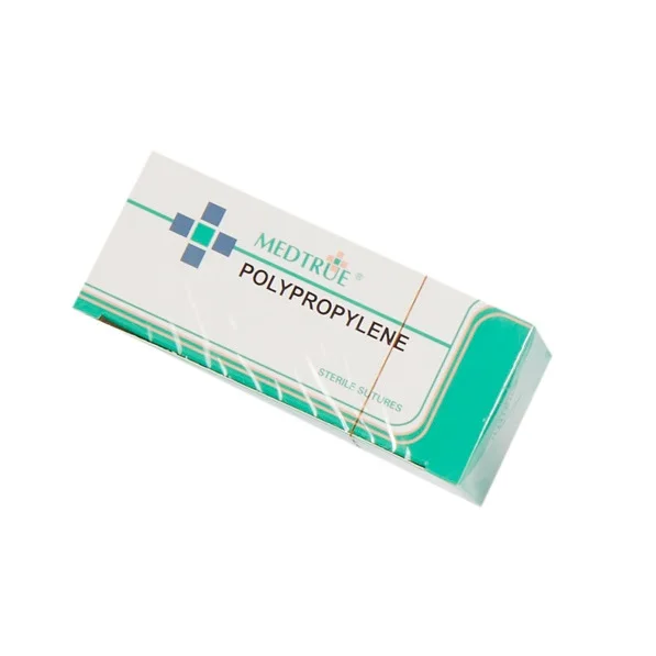 OEM brand medical polypropylene monofilament surgical suture thread with needle