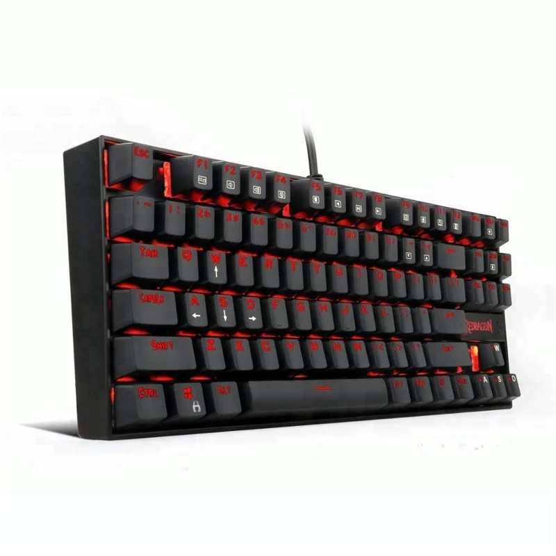 Redragon K552 Monochrome backlight Mechanical keyboard 87 key Spill proof design Gaming Keyboard