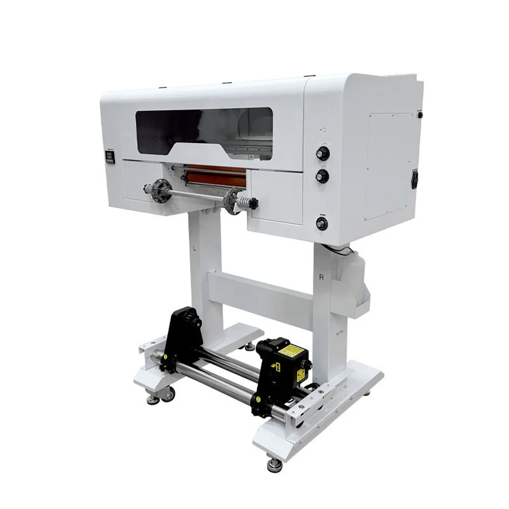 30cm small business  UV DTF Printer Automatic High Precision AB Film Uv Roll to Roll Printer