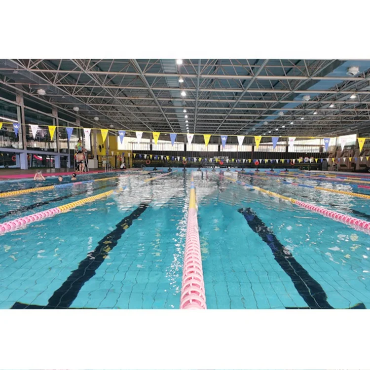 Prefabricated long span steel structure swimming pool metal roof
