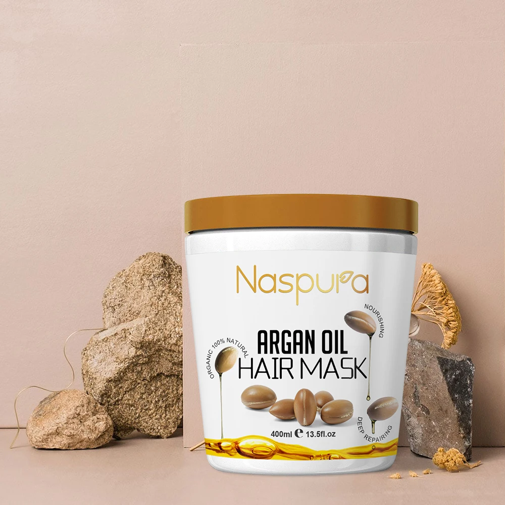 Argan Oil  Provide Nutrient Nourishing Damaged Hair Enhancing Shiny Private Label Hair Mask