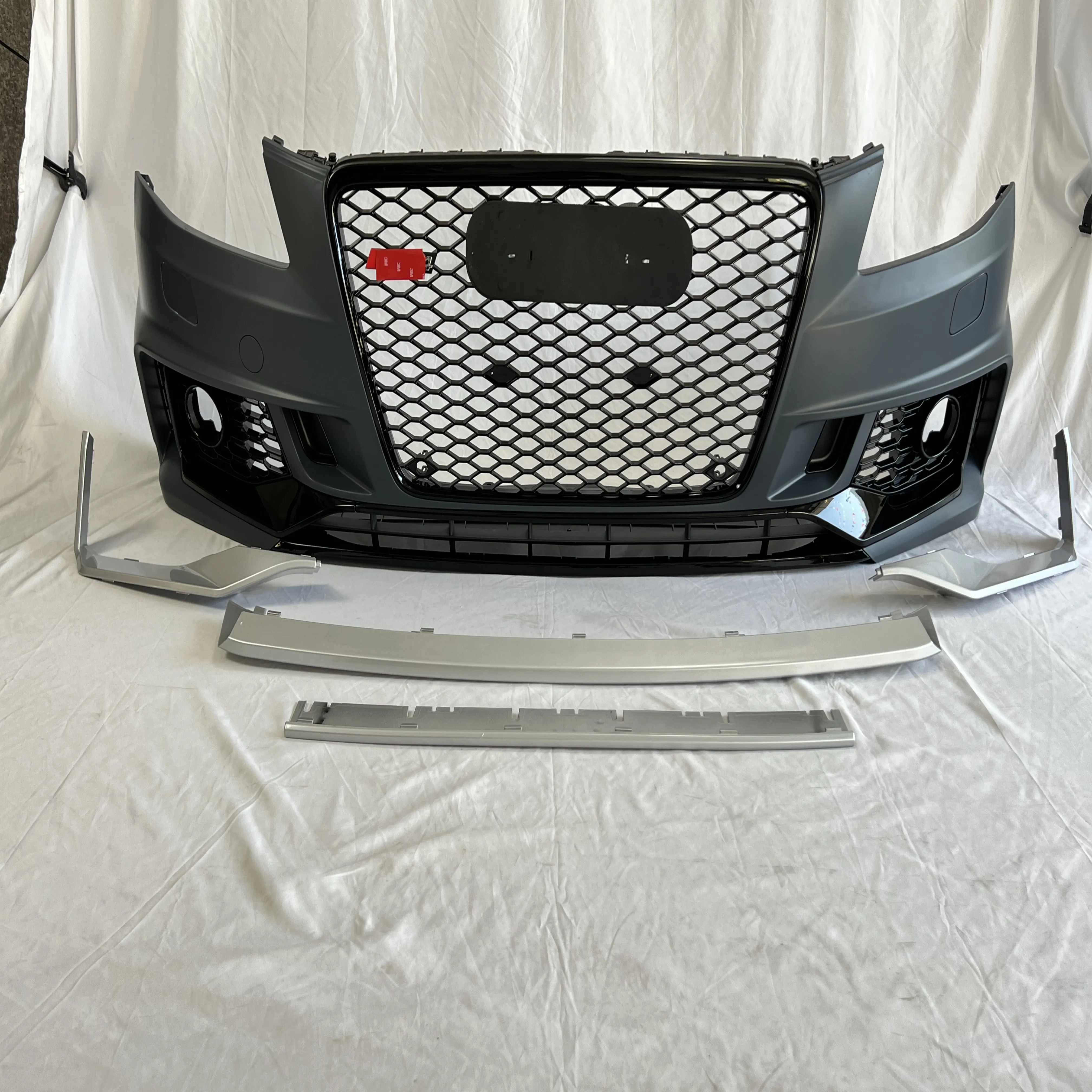 Полипропиленовый передний бампер RS4 с грилем 2009 2010 2011 2012 для audi a4 s4 B8