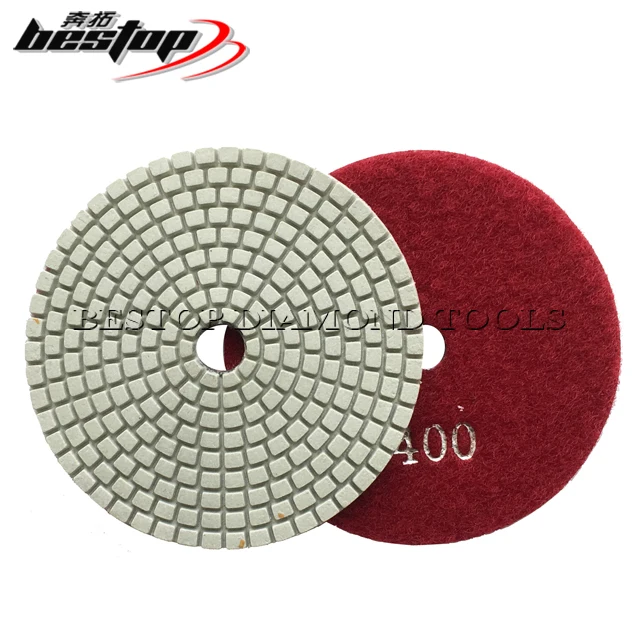 4 Inch Diamond Flexible Granite Wet Polishing Pad