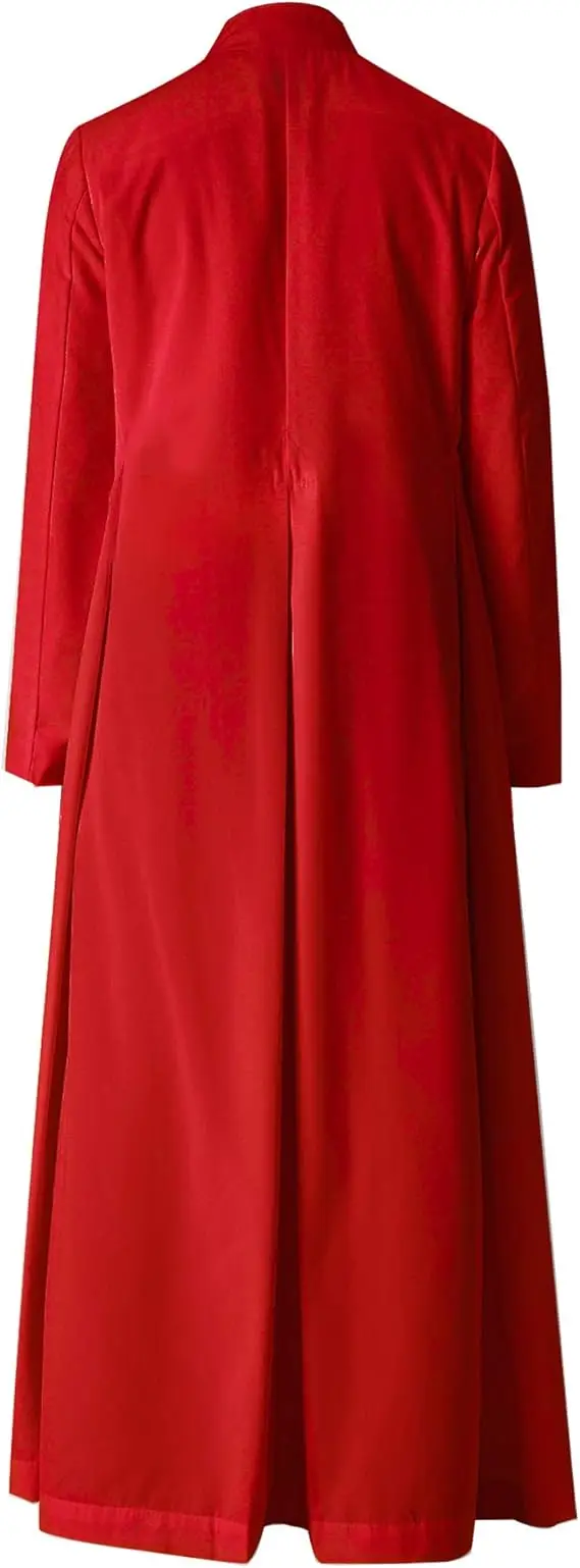 High quality Adult baptism dress Clergy Robes priest church dress pastor men and women priests garments with lining