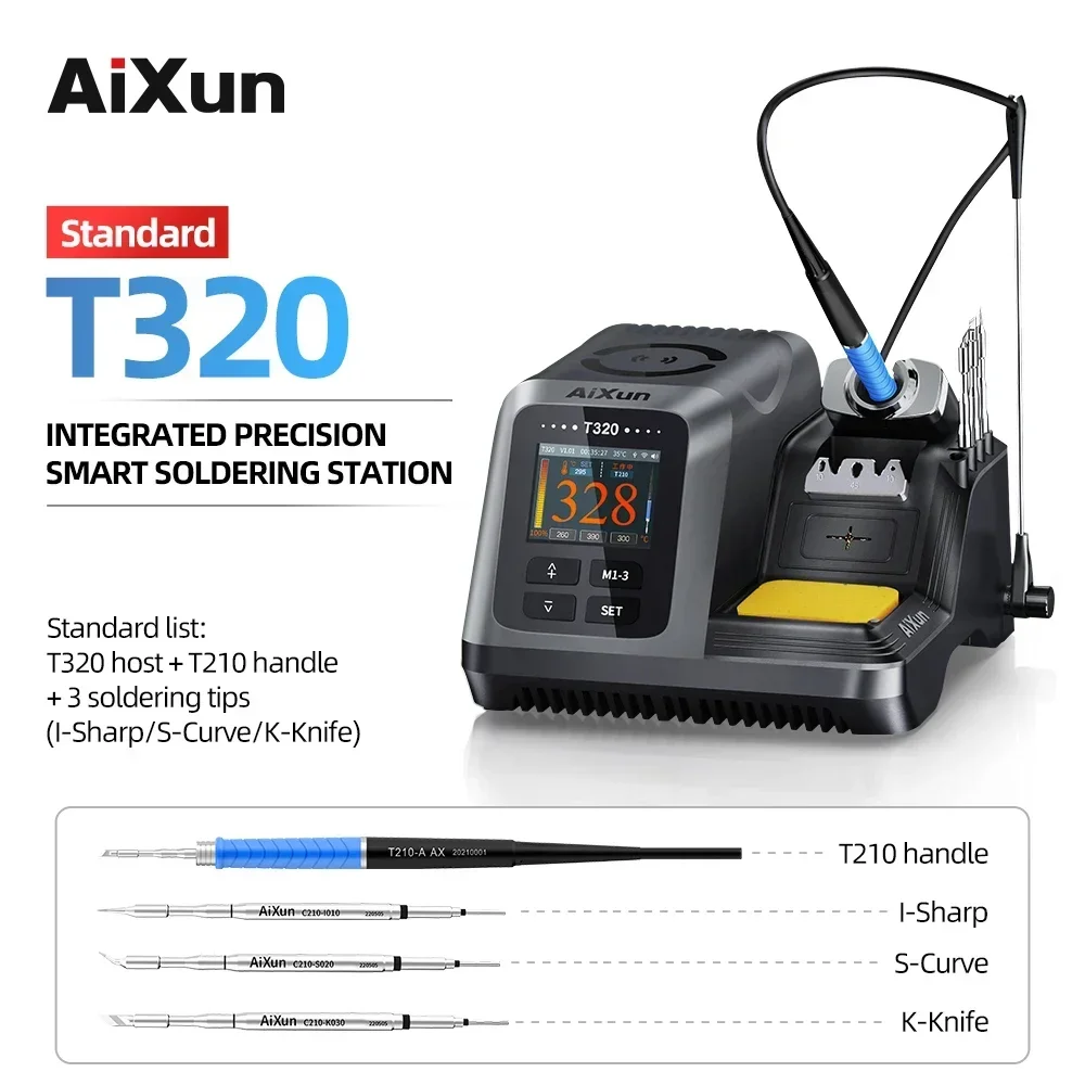 Цифровая паяльная станция с T210 T245 200 Вт
