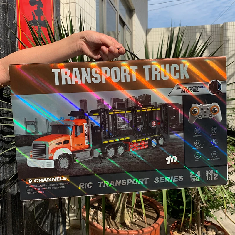 Factory Carro Remote Control Toys RC Trailer Truck Kid Toys Vehicle China Electric Rc Cars 1:12 SINO Toys