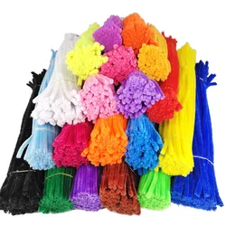 Colorful Soft Diy Art and Craft Supplies Pipe Cleaner Kids Christmas Handmade Creative Crafts Kits for Kids DIY