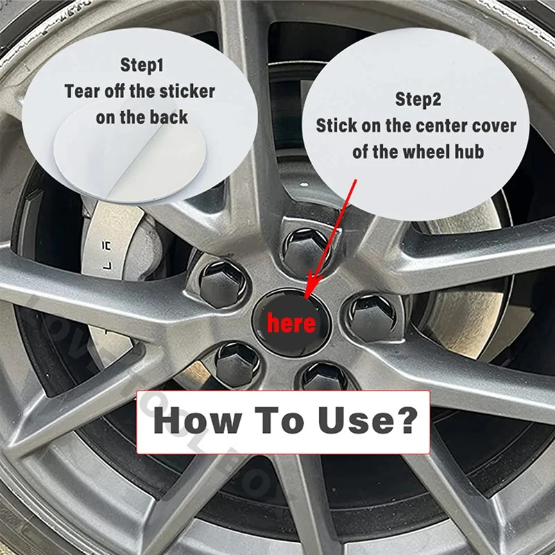 56mm aluminum metal 3D curved car custom wheel center caps Emblem sticker decal cover