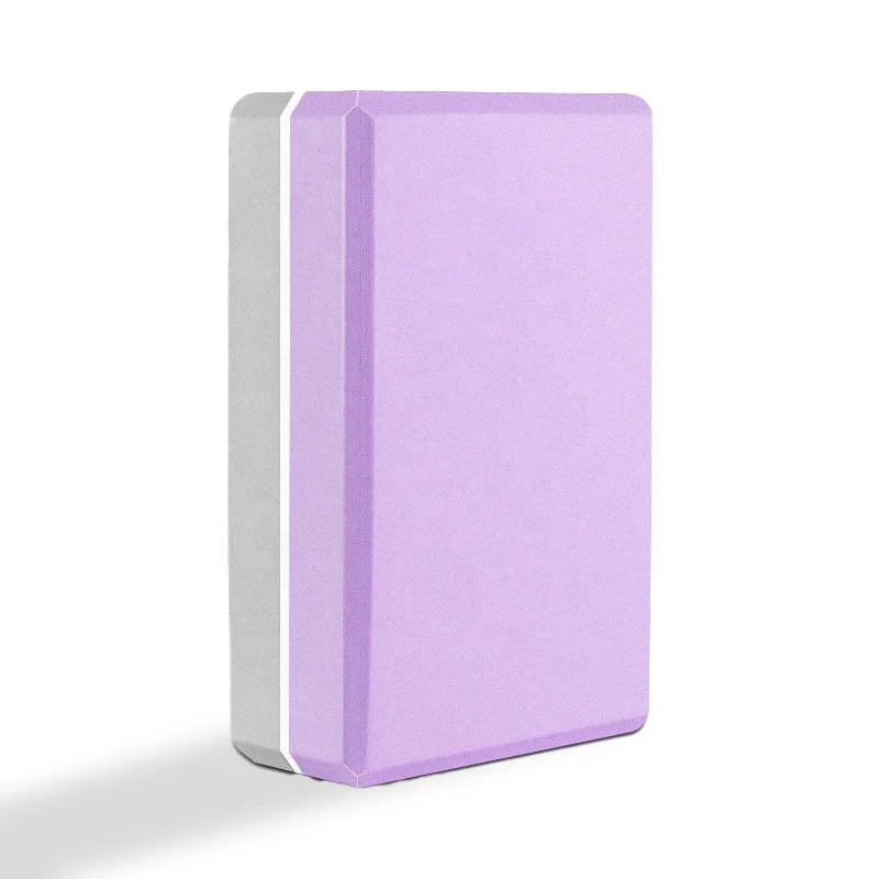 Two-color Yoga Block Non-Slip Surface Premium Foam Blocks Yoga Accessories for Fitness Stretching Toning