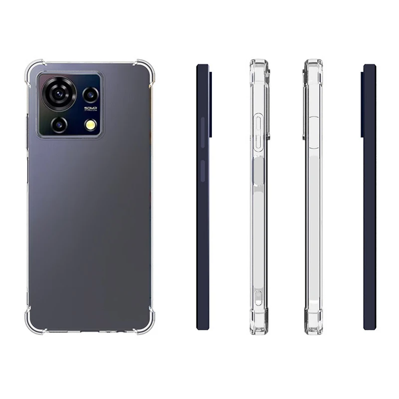 Новый противоударный чехол для мобильного телефона ZTE blade V50 Vita 4G Прозрачный ТПУ Тонкий чехол