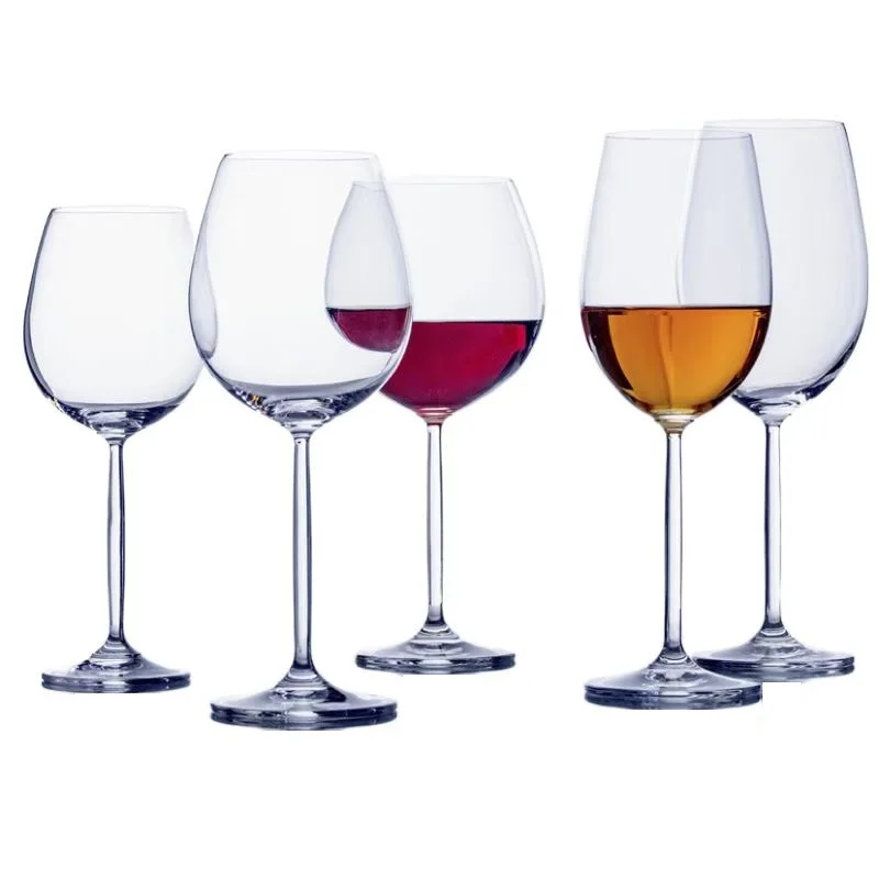 Hotel banquet Lead free crystal glassware full set glassware goblet for restaurant hotel