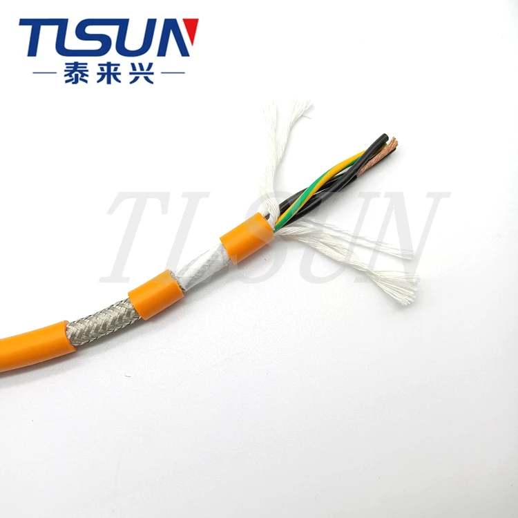 European Standard Line Highly Flexible Shielded Control Cable HF-CY 4X1.5MM2 Resistant to Repeated Bending