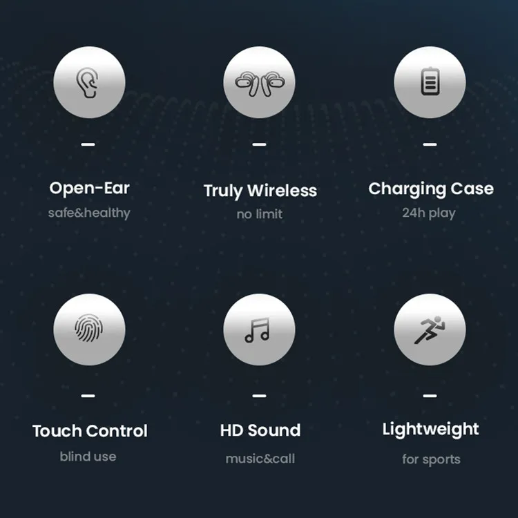 Беспроводная гарнитура Спортивные наушники Bluetooth