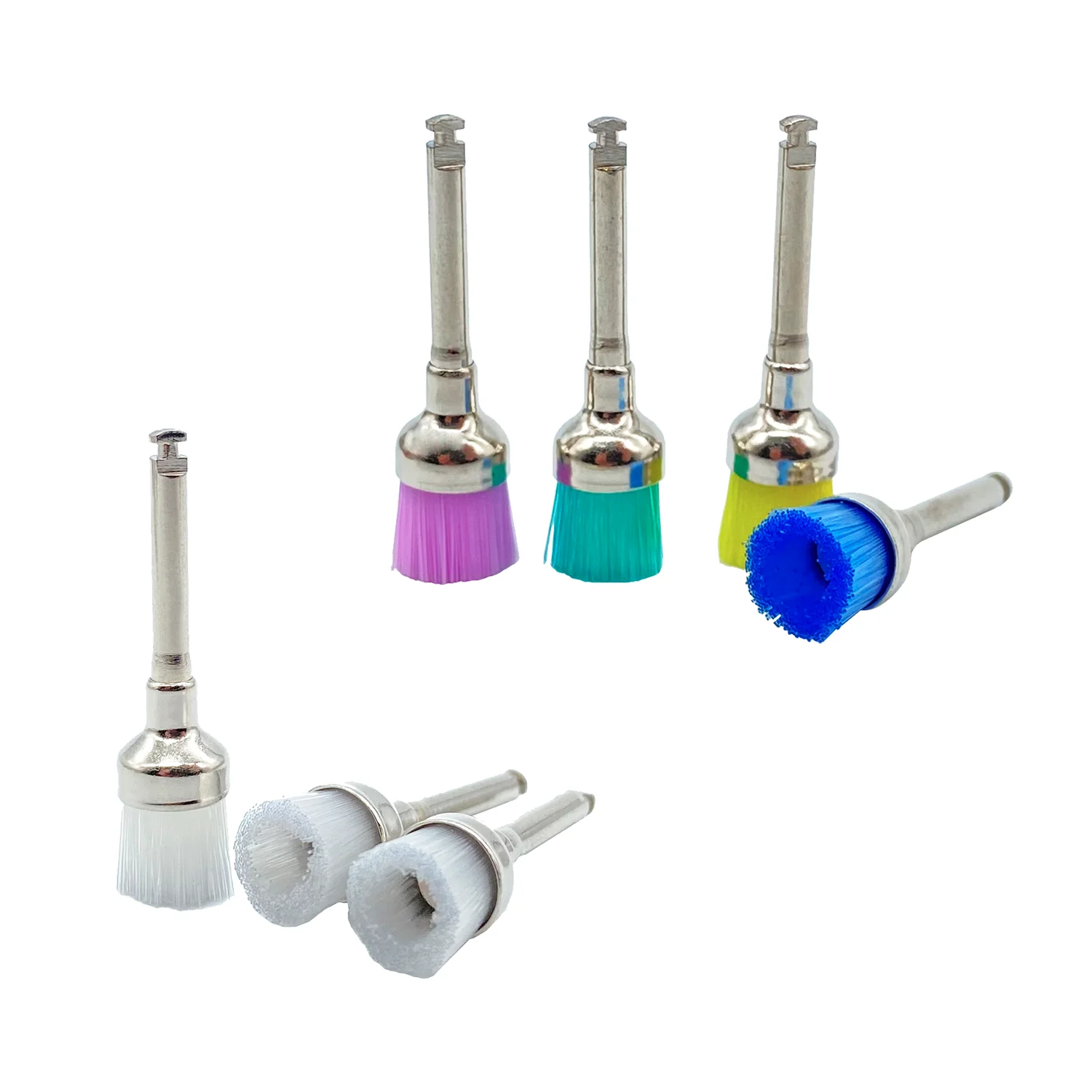 Dental Materials Prophy Dental Polishing Brush Dental Lab Equipment Disposable Dental Care Brush Head Prophylaxis Brushes