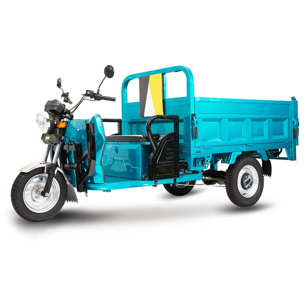 Powerful Electric Three Wheeler Scooter Auto Dumping System Tricycle With Strong Loading Carrying Capacity