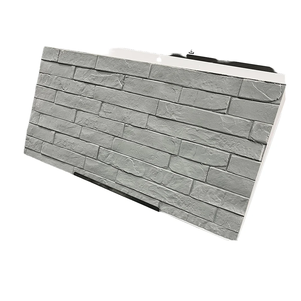 Brick look soft stone flexible stone panels veneer for exterior cladding flexible wall tiles bendable hotel villa stone sheet