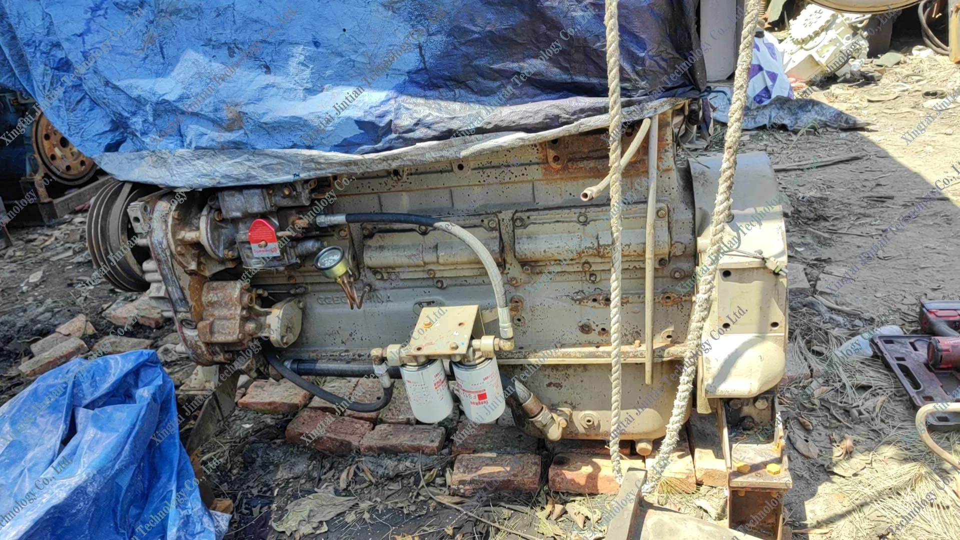 Original used 290PS Water-cooled marine diesel engine NT855-M Boat engine