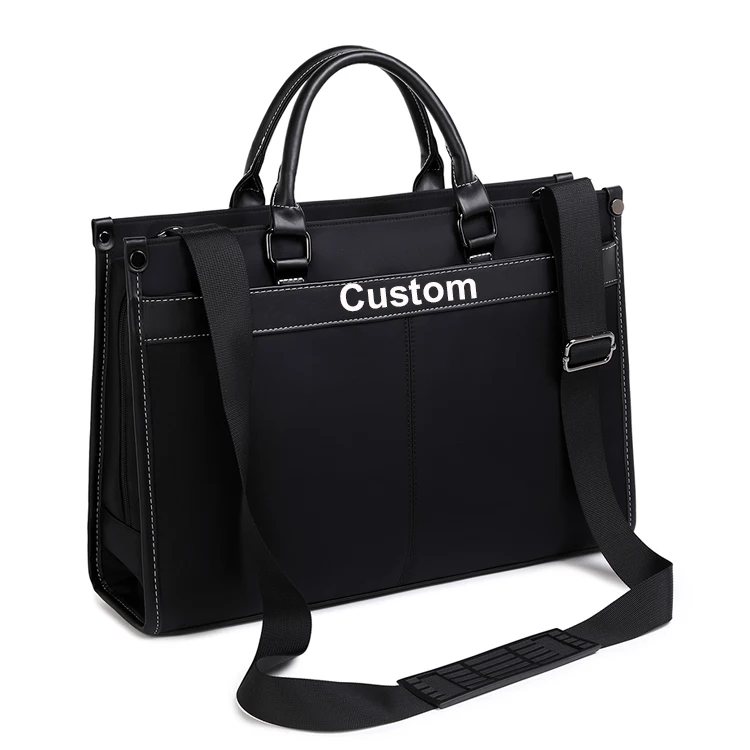 Custom Women Laptop Bags Wholesale Men Shoulder Messenger Briefcase Macbook 15.6 Inch Notebook Polyester Laptop Bag Briefcase