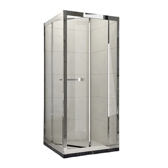 Hot sale sliding tempered glass aluminium sliding frameless shower doors with fram