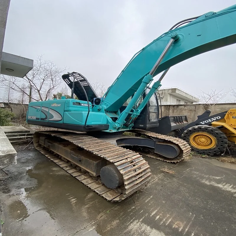 ZiHui Best Performance  Original Paint Japan Kobelco SK200-8 Excavator Kobelco Hydraulic Crawler Used Excavators for Sale
