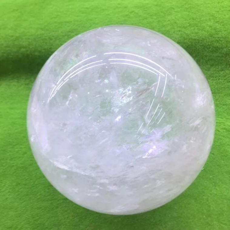 22cm 22.5cm Natural Clear Quartz Spheres Healing Stones White Crystal Balls For Home Decoration