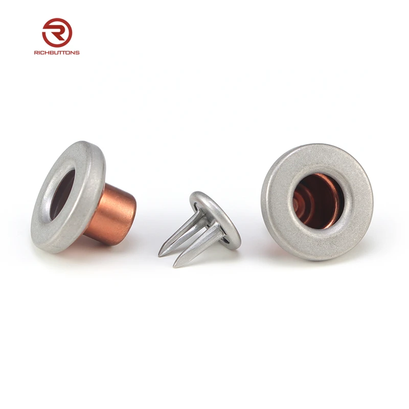 Factory Screw Embossed Denim Clothing Button Rivets Zinc Alloy Logo Gold Metal Custom Jeans Button