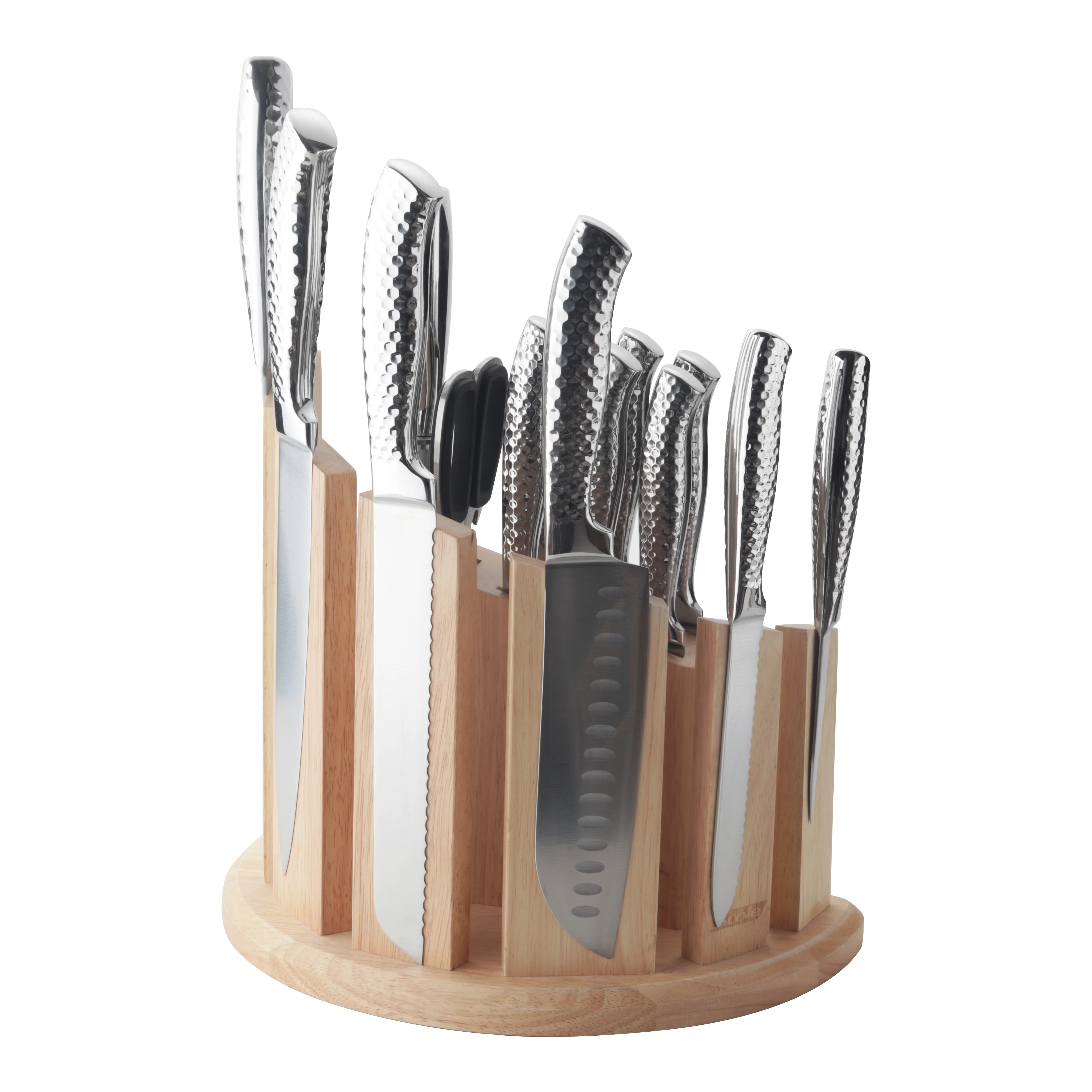 best sell on 2023 wooden magnetic knife holder kitchen knife set set kitchen knife