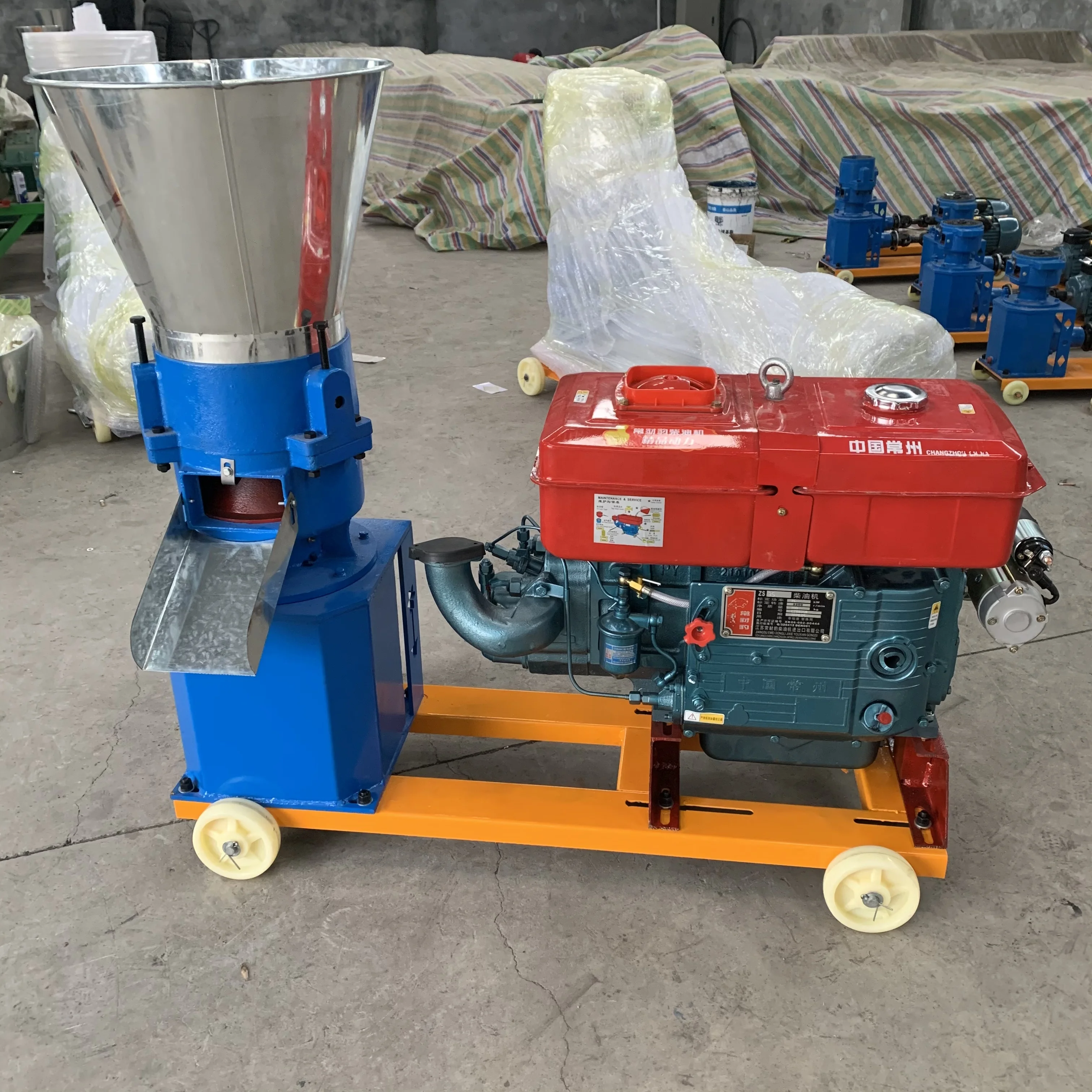 Pellet Making Machine Famous Supplier Manxon Animal Feed Pellets Mill Wood