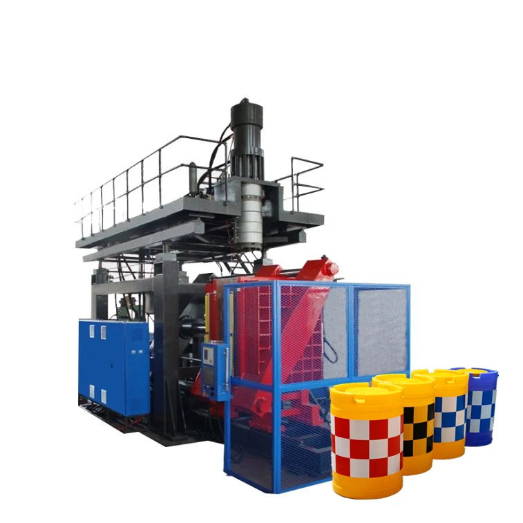 making blow molding machine for large plastic traffic road safety barrier