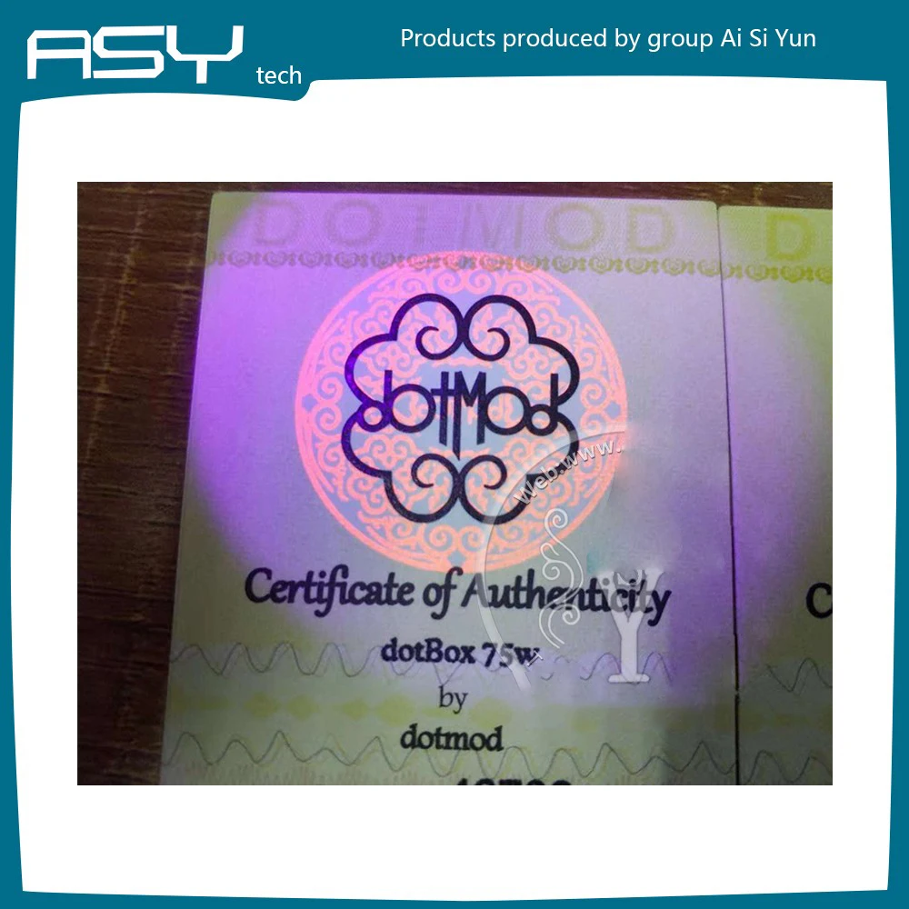 
Security temperature monitoring color change Label Sticker 