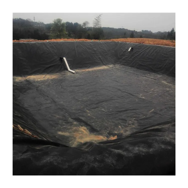 Прочный заводской полиэтиленовый геомембранный резервуар hdpe противопросачивающаяся мембрана черная 3 0 геомембрана для свалки