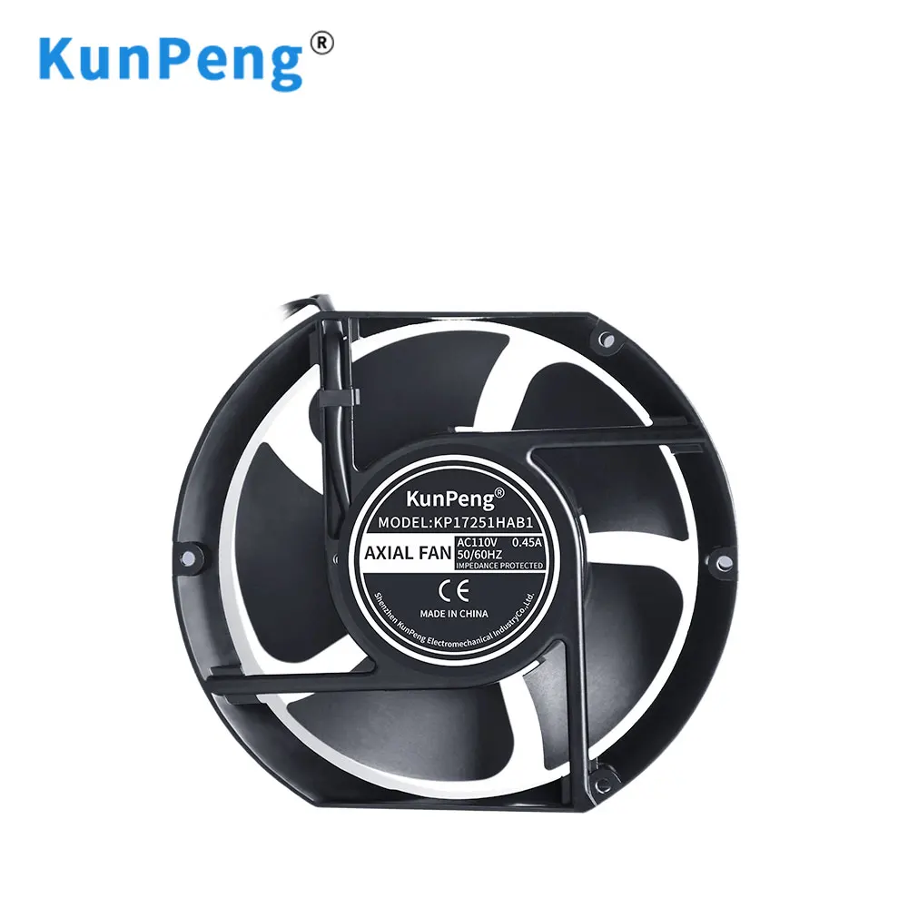 Factory Price 17251 Fans & Cooling 172x150x51mm AC 220V Axial Flow Cooling Fan Ventilation for Cabinet
