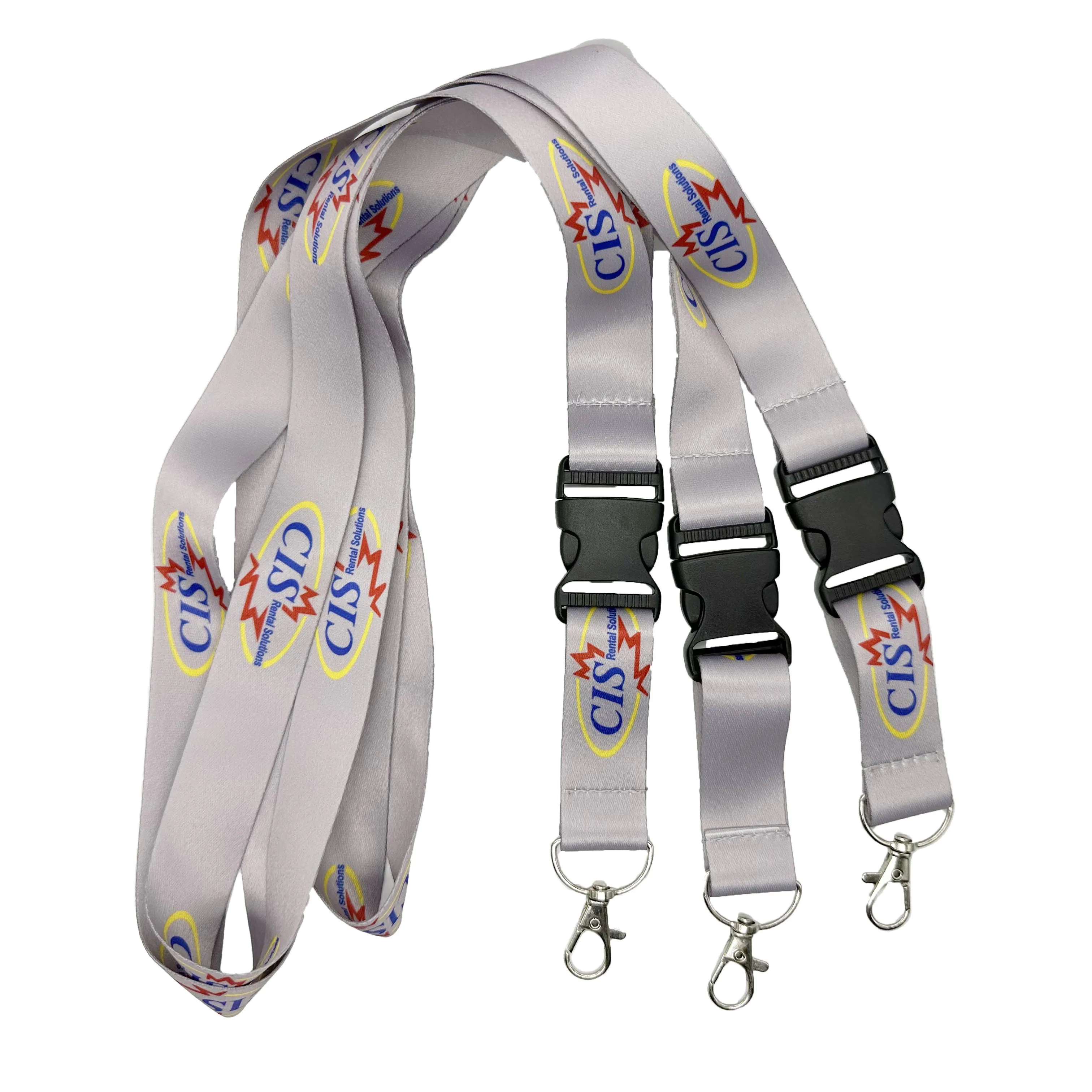 Custom Anime Lanyard Keychain Bulk ID Card Holder Sublimation Polyester Printing Cute Cartoon Lanyard with Metal Clip