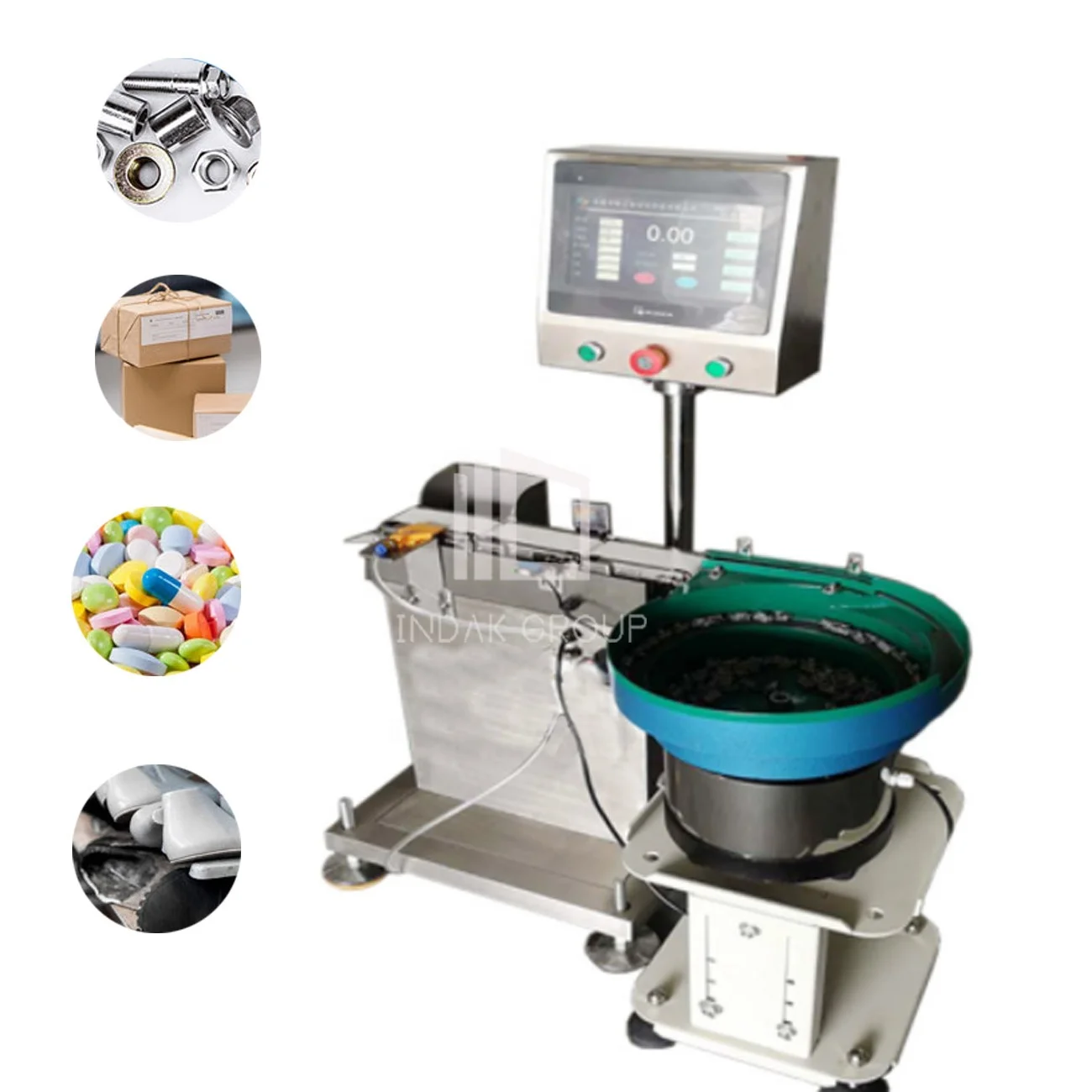 yinda Automatic elimination sorting High precision automatic feeding weighing machine with weight sorting function and conveyor
