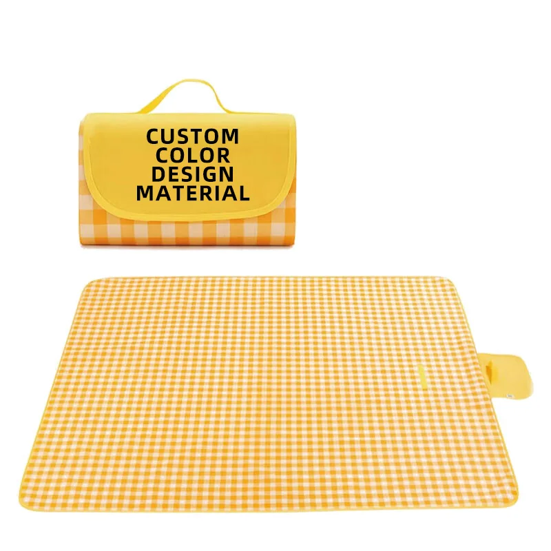 Hot Sale Outdoor Waterproof Picnic Blanket Foldable Portable Baby Multiplayer Camping Beach Picnic Mat