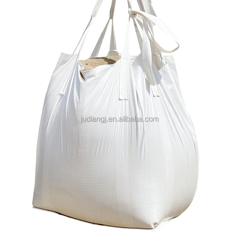Hesheng PP woven Jumbo 1 ton big bags 1000kg fabric FIBC bag bulk 1.5 ton 1500kg bulk Jumbo Bag