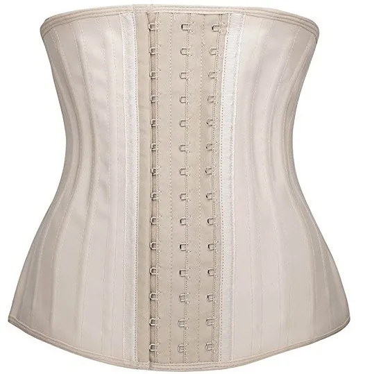 Coldker 25 Steel Boned Latex Corset Women Waist Control Corset and Bustier Underbust Waist Trainer Corset Slimming Shaper
