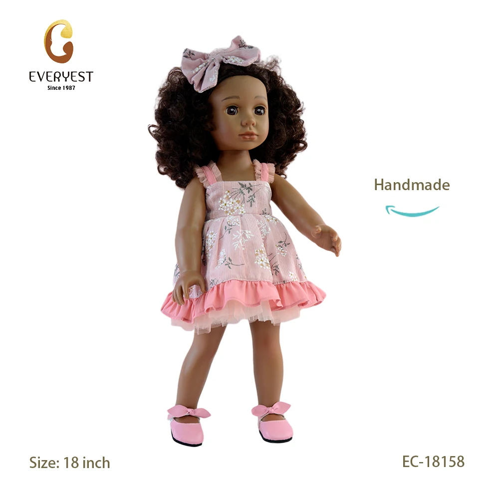 Good Selling 24 Inch Soft Silicone Vinyl Baby Doll 18 Inch  American Doll Girls With Beautiful Clothes
